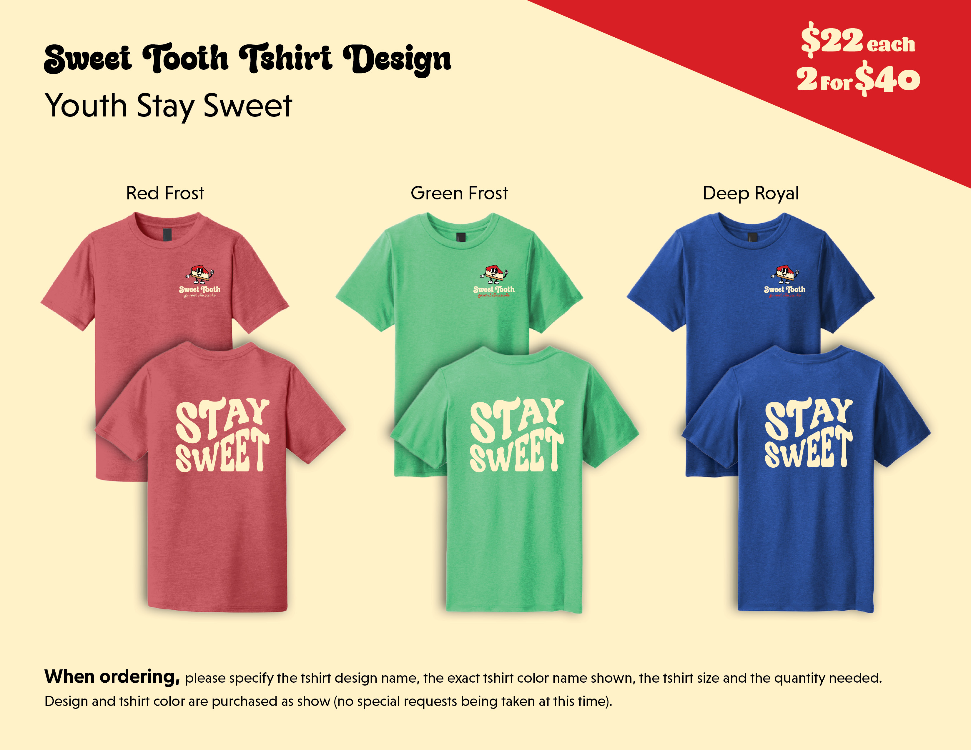 Stay Sweet Youth Tshirt
